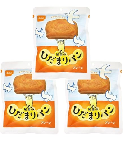 Amazon | 尾西食品 ひだまりパン チョコ 70g×6袋 (非常食・保存食